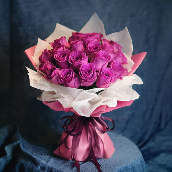 「紫夜星語」— 紫玫瑰與月光的夢幻詩