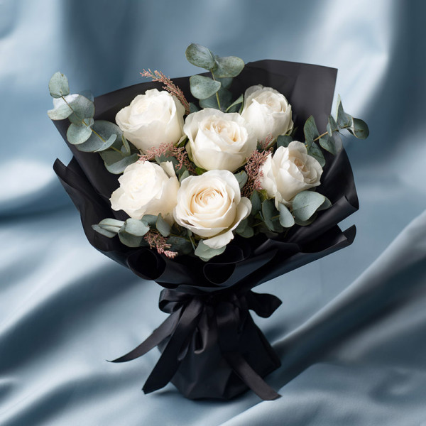 雪吻雲紗 — 白玫瑰之詩