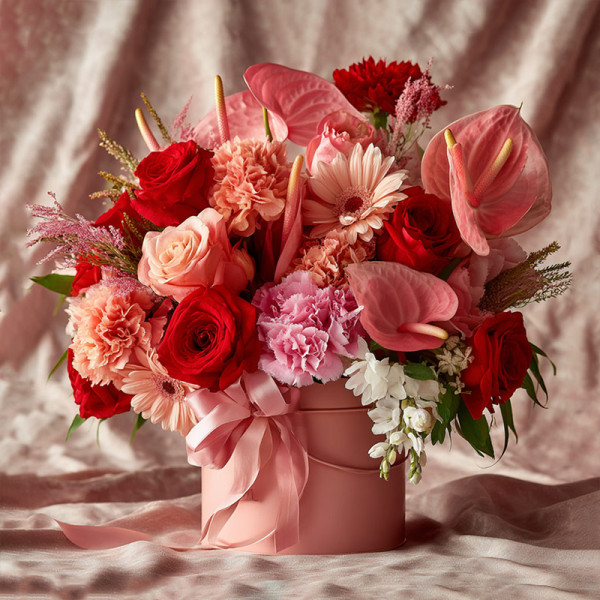 Rouge Butterfly — A Maiden’s Ode to Roses & Anthuriums​​