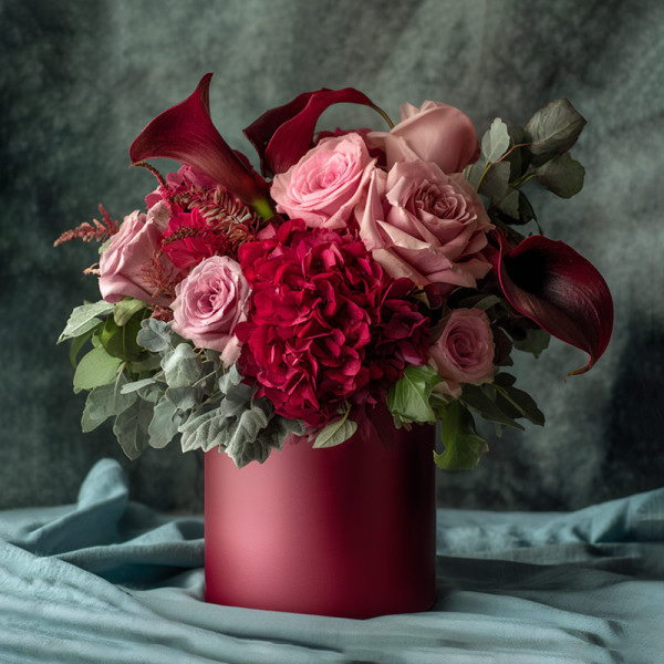 Blushing Silk — A Spring Sonnet of Roses & Hydrangeas​